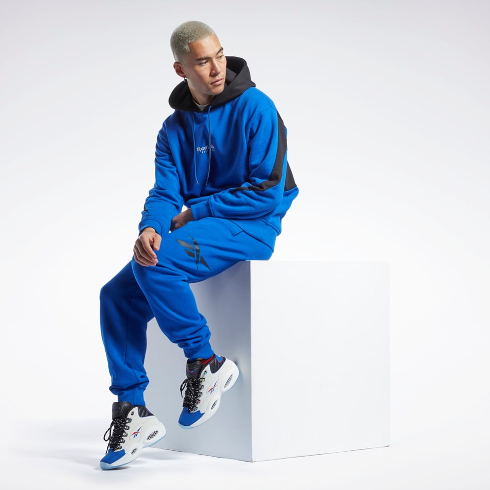 Reebok Basketball Vector Fleece Joggers Blå | XHM012854