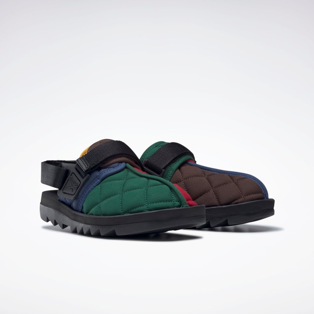 Reebok Beatnik Slides Blå Mørkebrune Rød | WPR097453