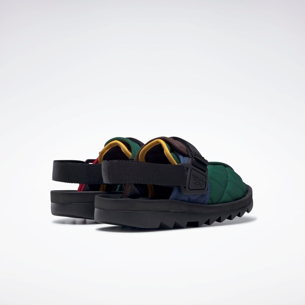 Reebok Beatnik Slides Blå Mørkebrune Rød | ZDN680937