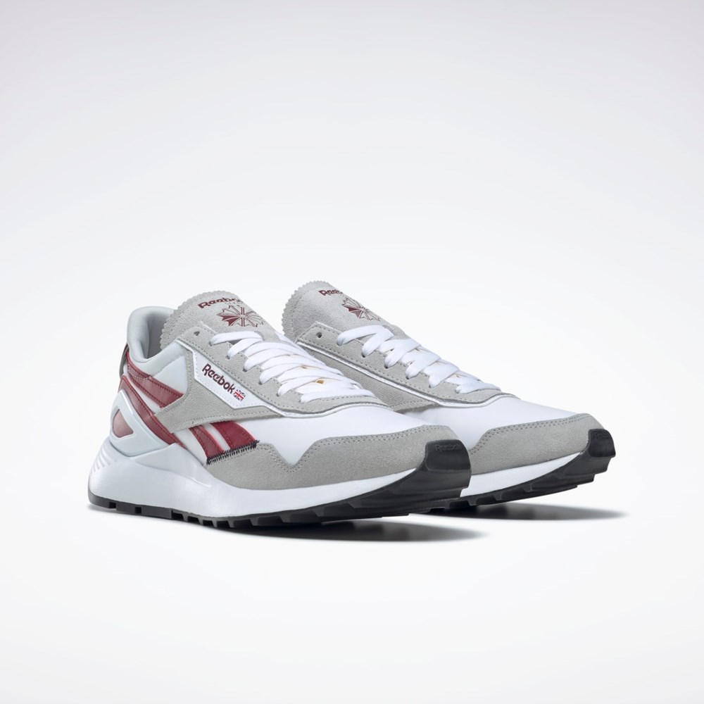 Reebok Classic Leather Legacy AZ Shoes Hvide Grå Bordeaux | CIS905624