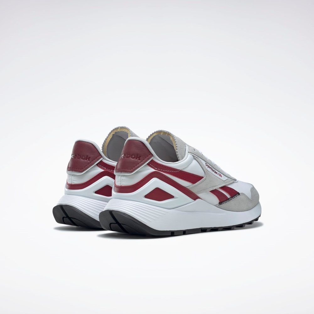 Reebok Classic Leather Legacy AZ Shoes Hvide Grå Bordeaux | CIS905624