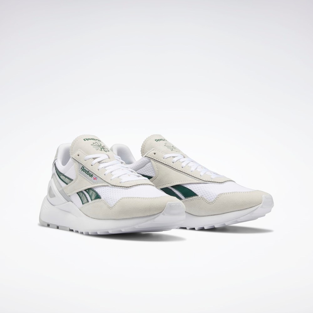 Reebok Classic Leather Legacy AZ Shoes Hvide Mørkegrøn Grå | CXW419067