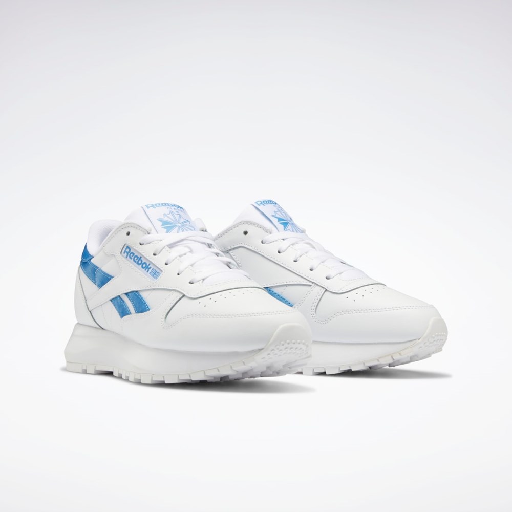 Reebok Classic Leather SP Shoes Hvide Hvide Blå | DXQ056473