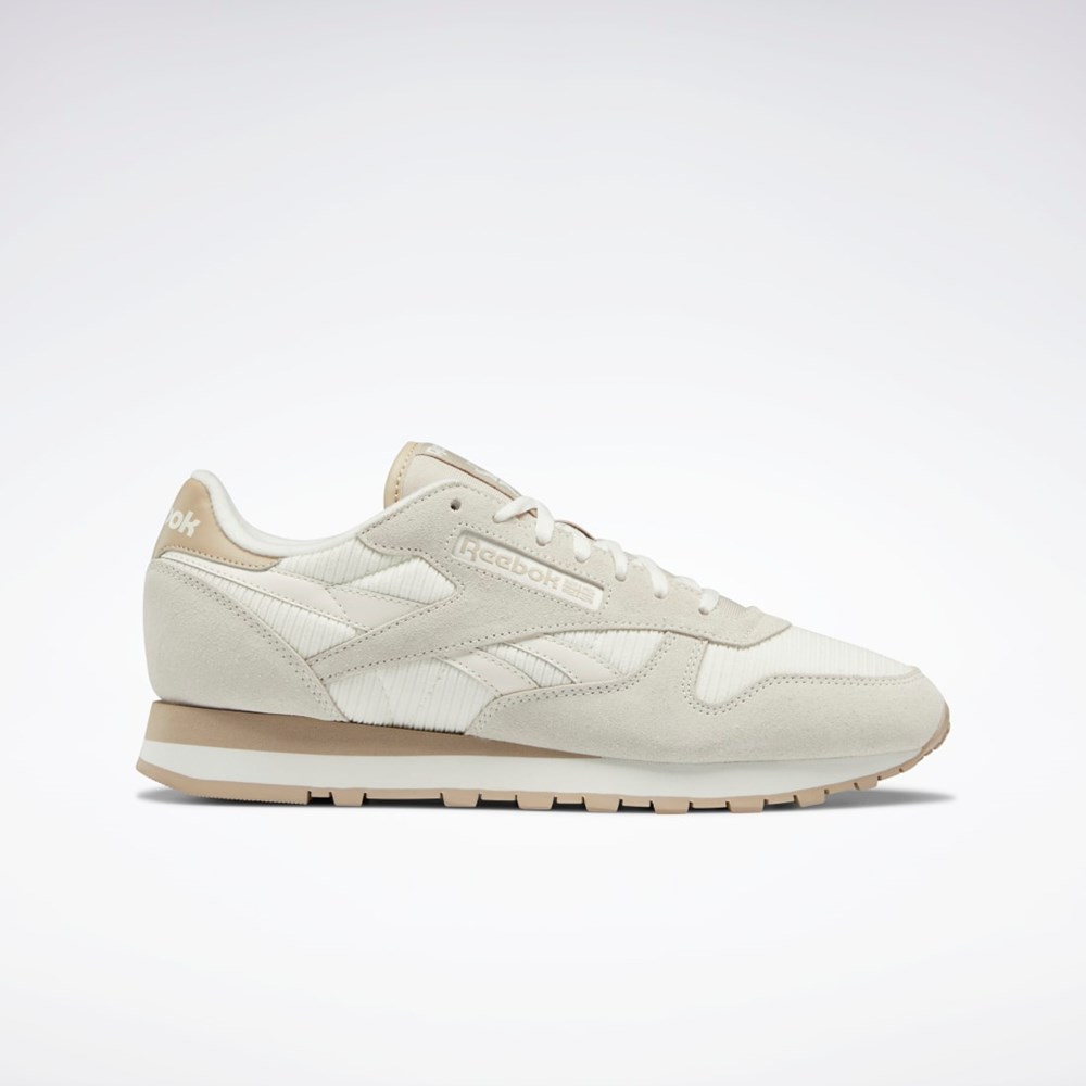 Reebok Classic Leather Shoes Beige | NVQ539241