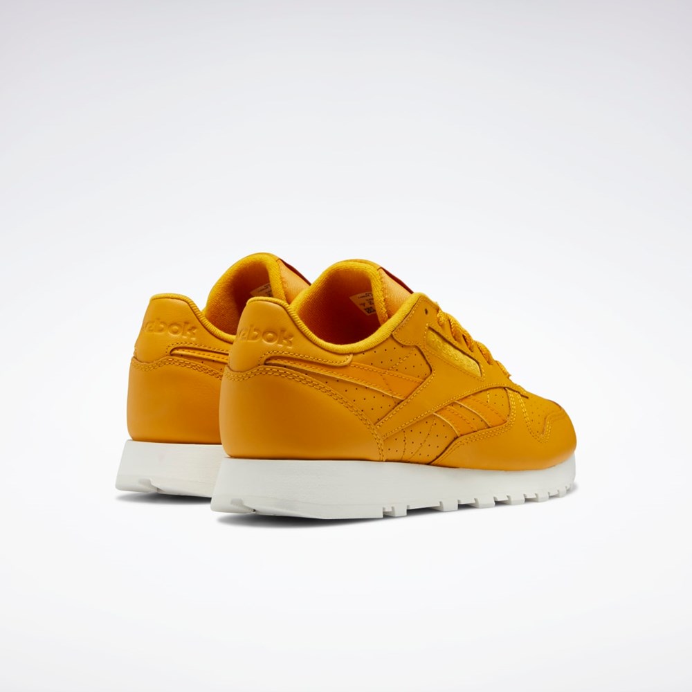 Reebok Classic Leather Shoes Bright Ochre / Bright Ochre / Chalk | SRP297140