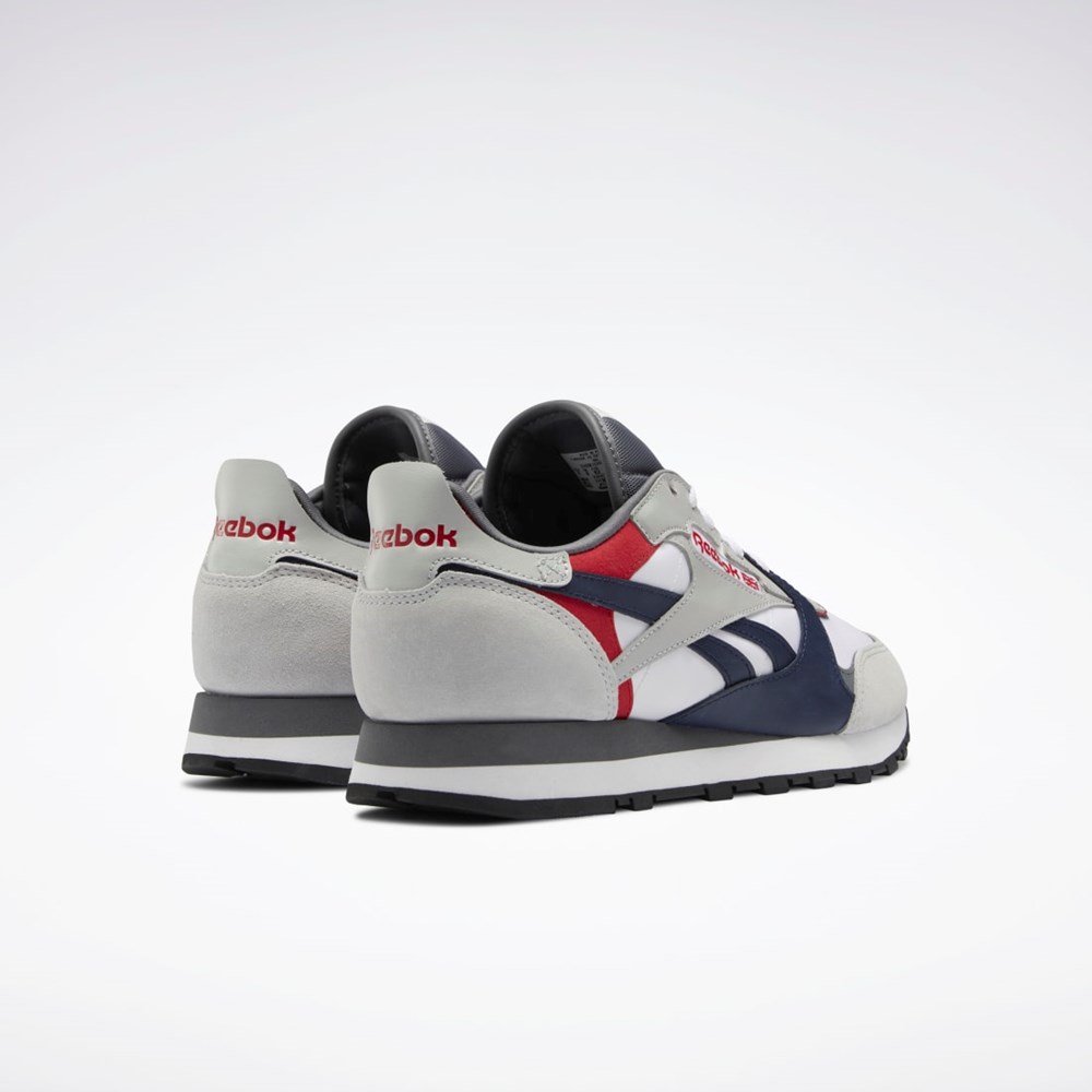 Reebok Classic Leather Shoes Hvide Grå Grå | AWB164903