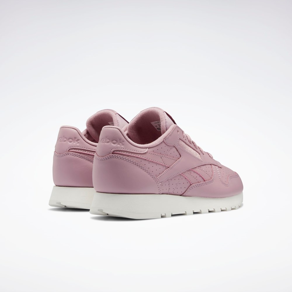 Reebok Classic Leather Shoes Infused Lilac / Infused Lilac / Chalk | QAR082315