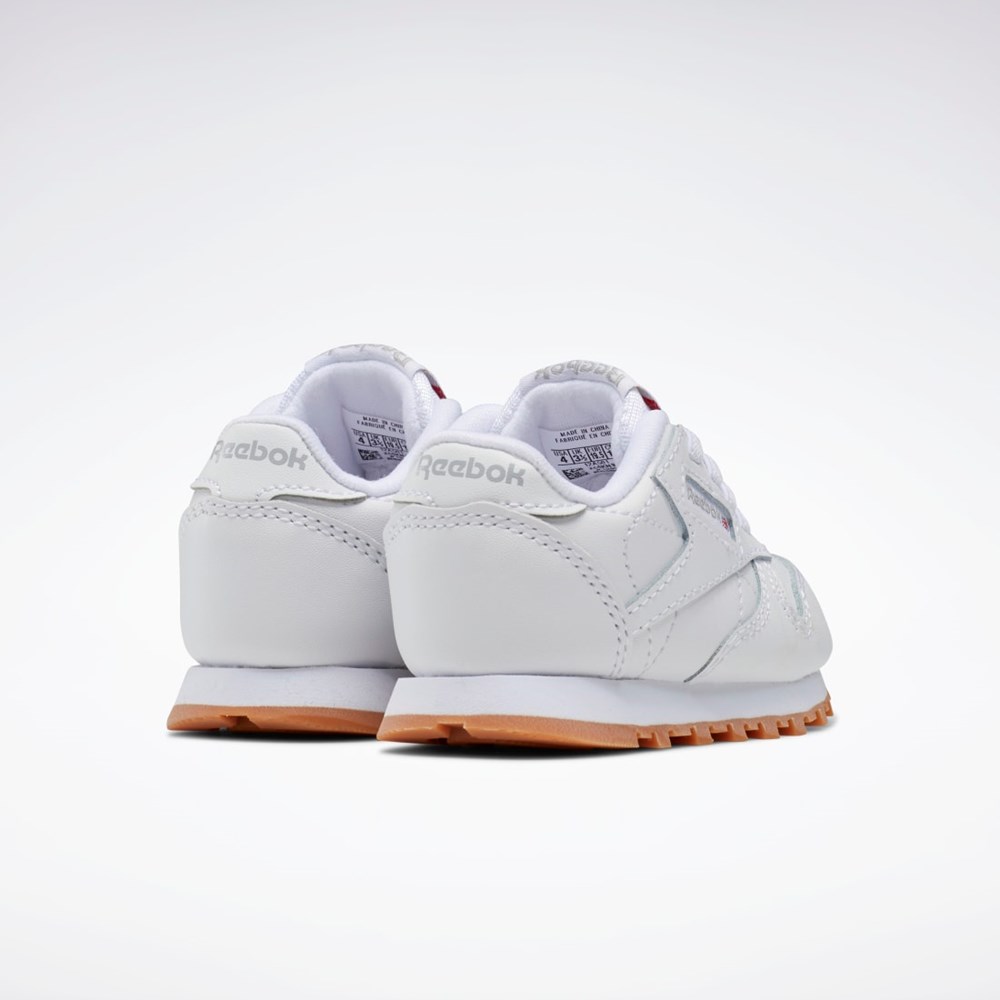 Reebok Classic Leather Shoes - Toddler Hvide Hvide | NLE497108