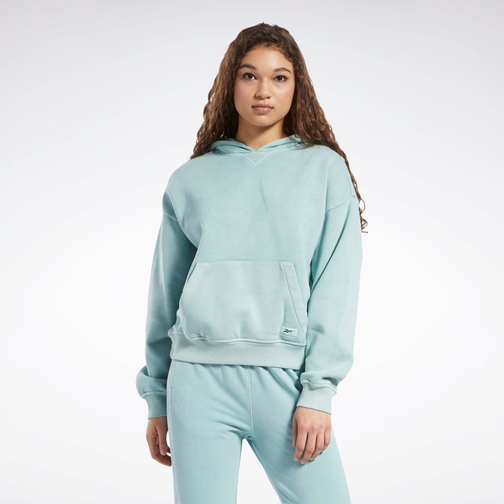 Reebok Classics Natural Dye Fleece Hoodie Grå | OEN748350