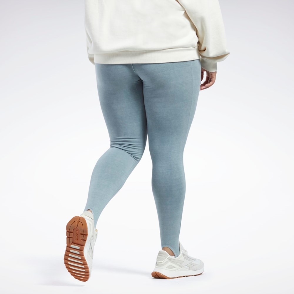 Reebok Classics Natural Dye Stirrup Leggings (Plus Size) Grå | QCA784916