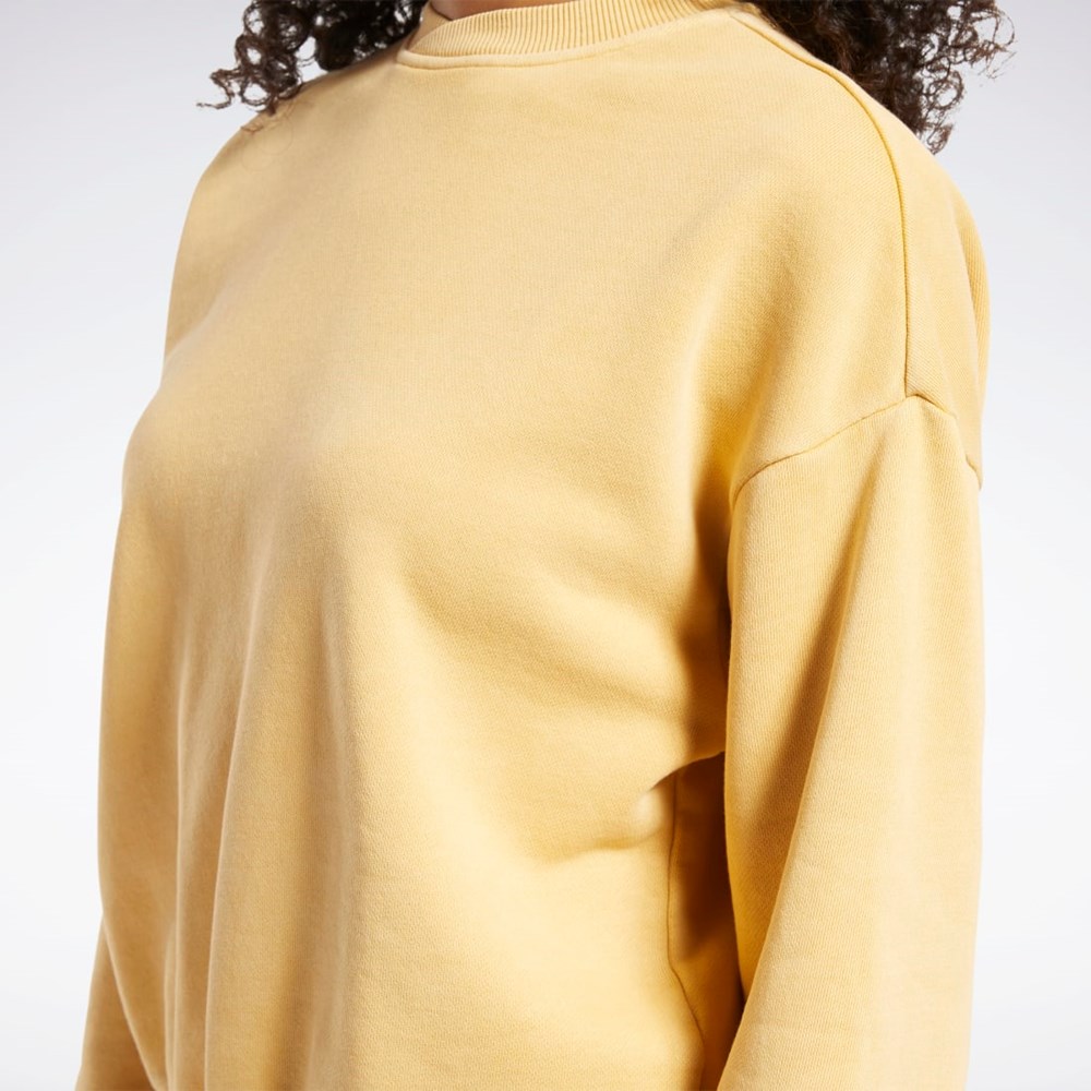 Reebok Classics Natural Dye Sweatshirt Bright Ochre | APB268457