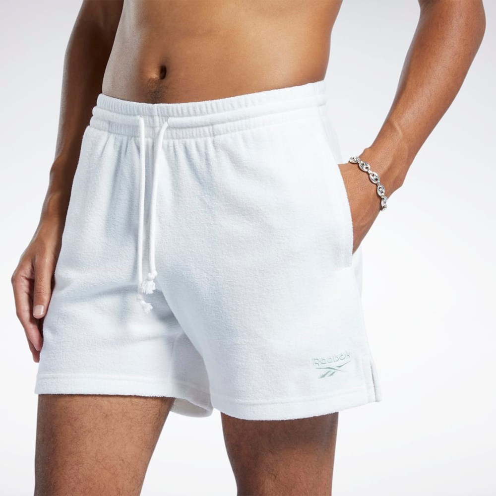 Reebok Classics Terry Shorts Chalk | LJW274936