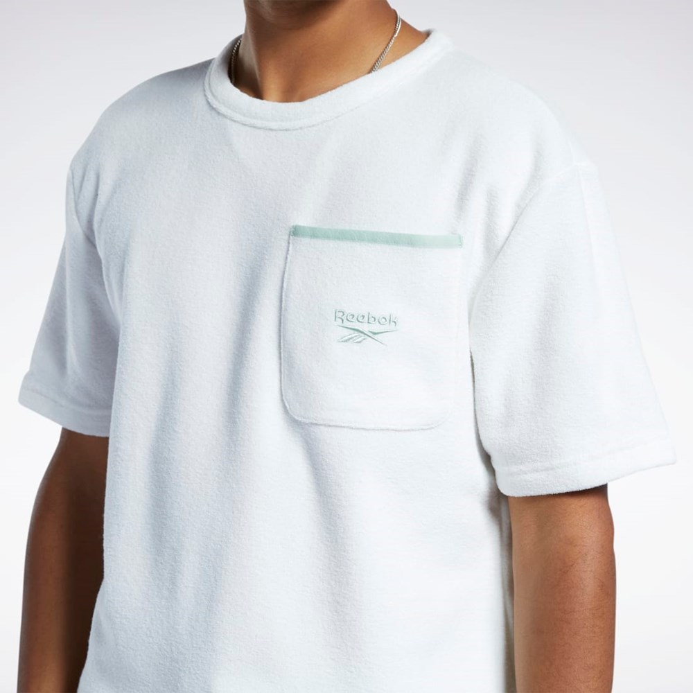 Reebok Classics Terry T-Shirt Chalk | XVI274139