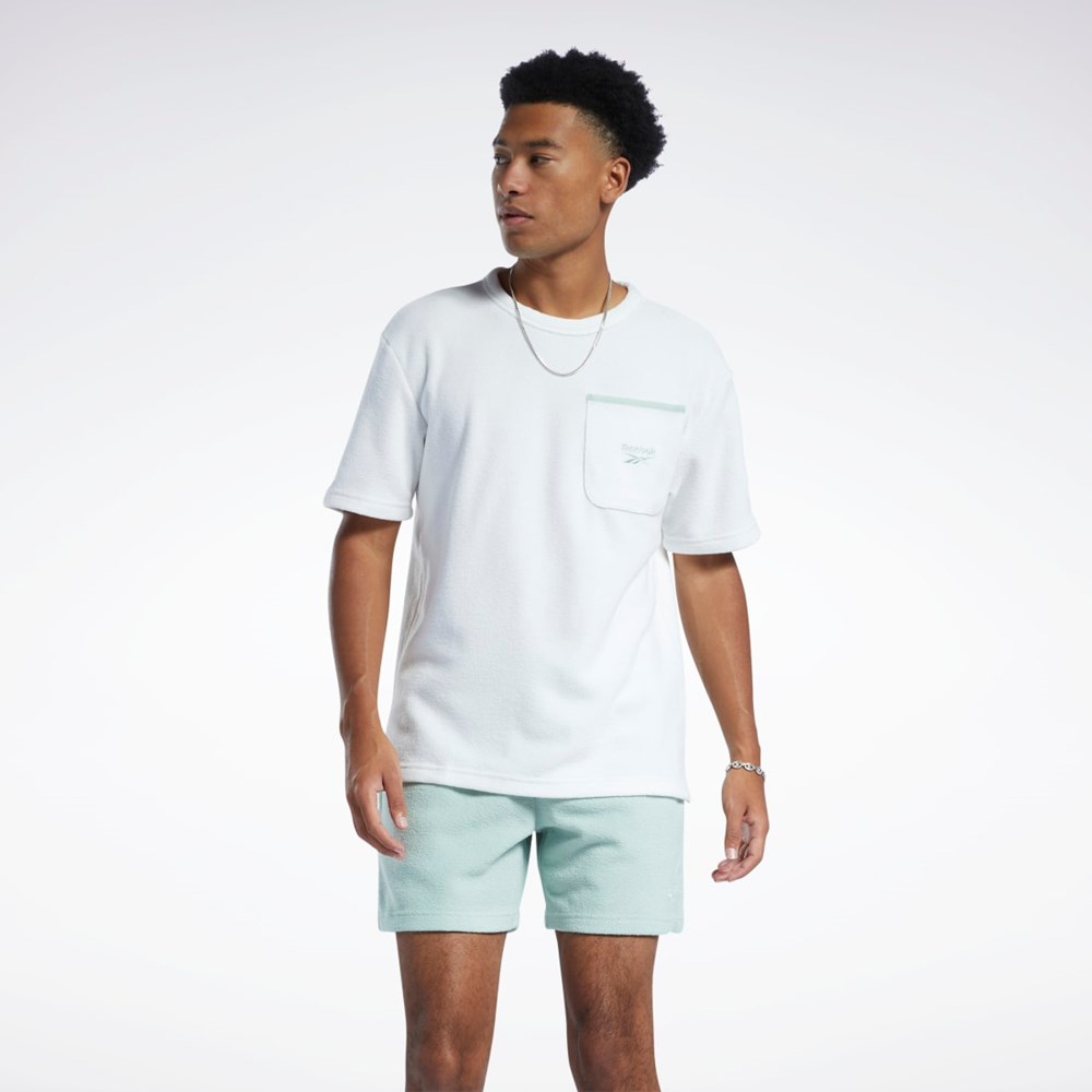 Reebok Classics Terry T-Shirt Chalk | XVI274139