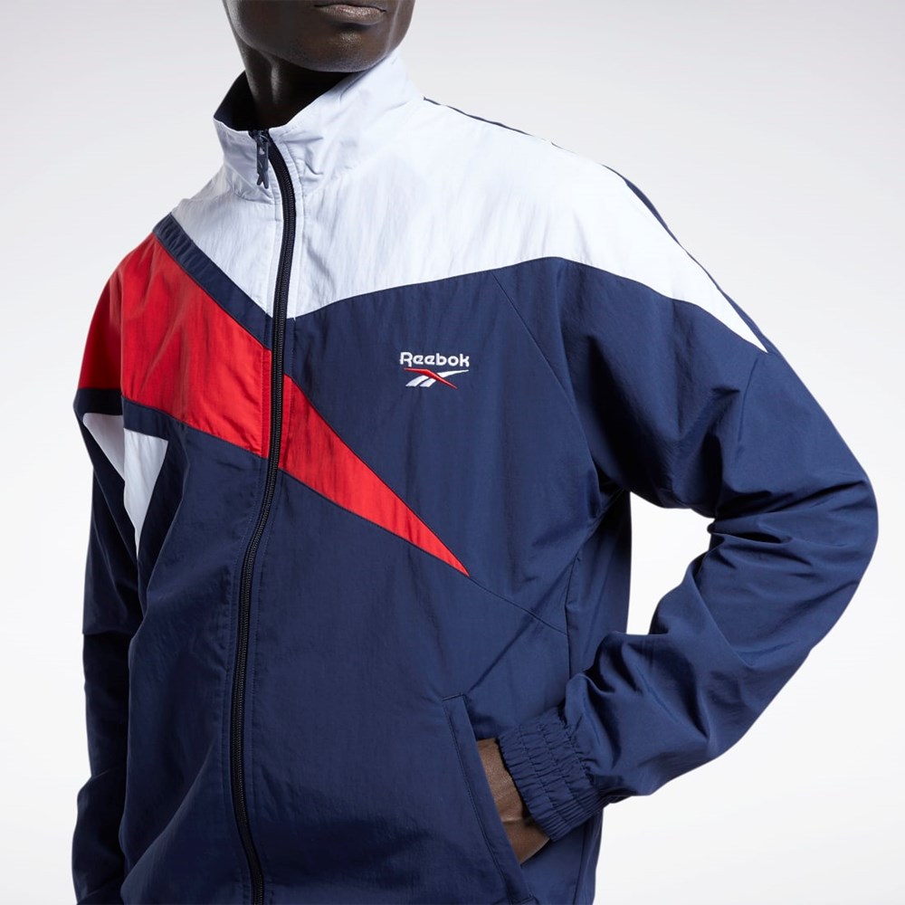 Reebok Classics Vector Track Jacket Mørkeblå | WAJ896517