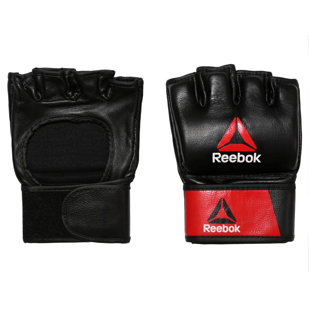 Reebok Combat Leather MMA Glove - XL Rød Sort | TBU108376