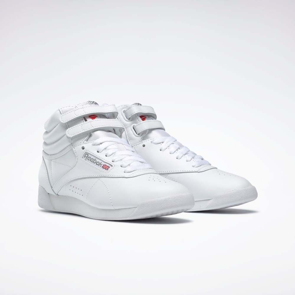 Reebok Freestyle Hi Shoes Hvide | KCY809361