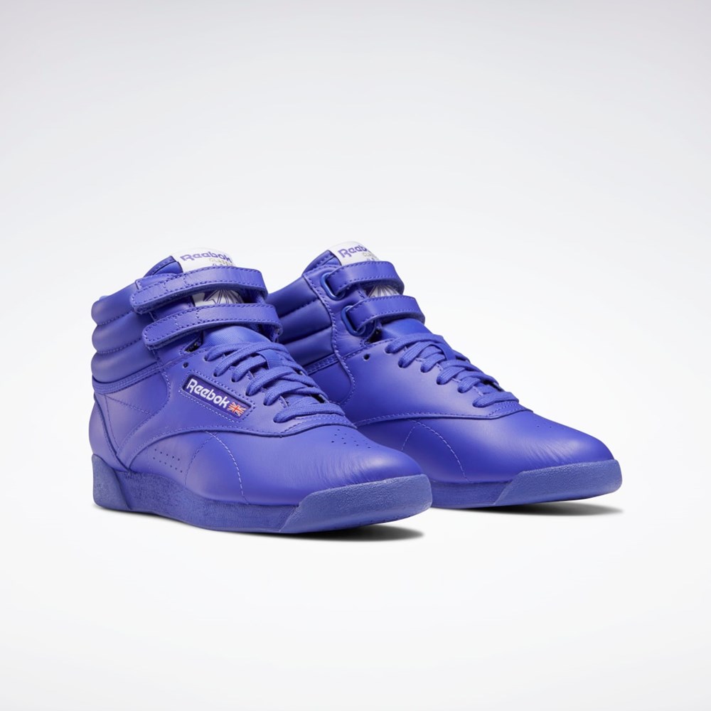 Reebok Freestyle Hi Shoes Lilla Lilla Hvide | JFY213465