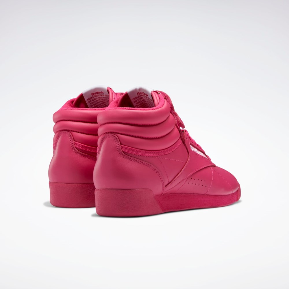 Reebok Freestyle Hi Shoes Lyserød Lyserød Hvide | HPO458306