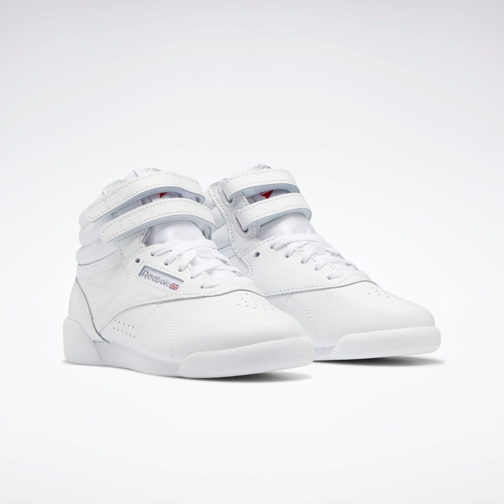 Reebok Freestyle Hi Shoes - Preschool Hvide Hvide Hvide | LYI759421