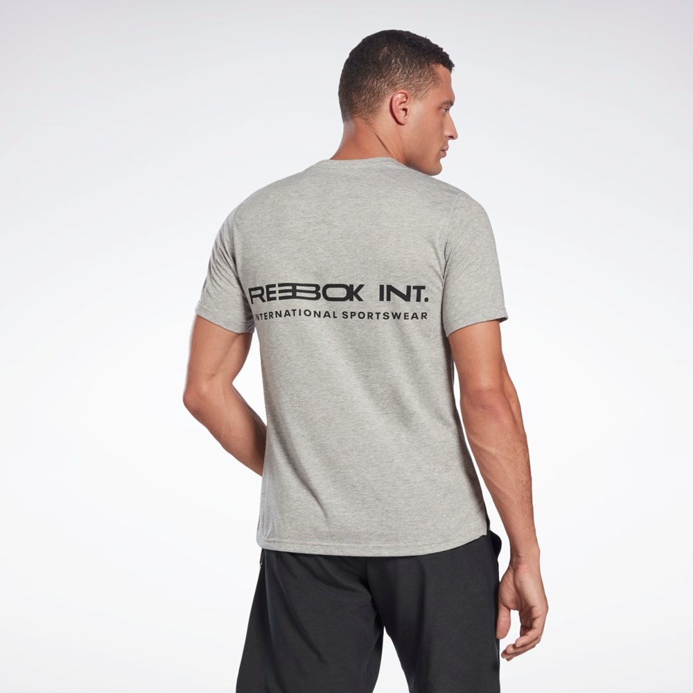 Reebok Grafisk Speedwick Move T-Shirt Grå | NUO137256