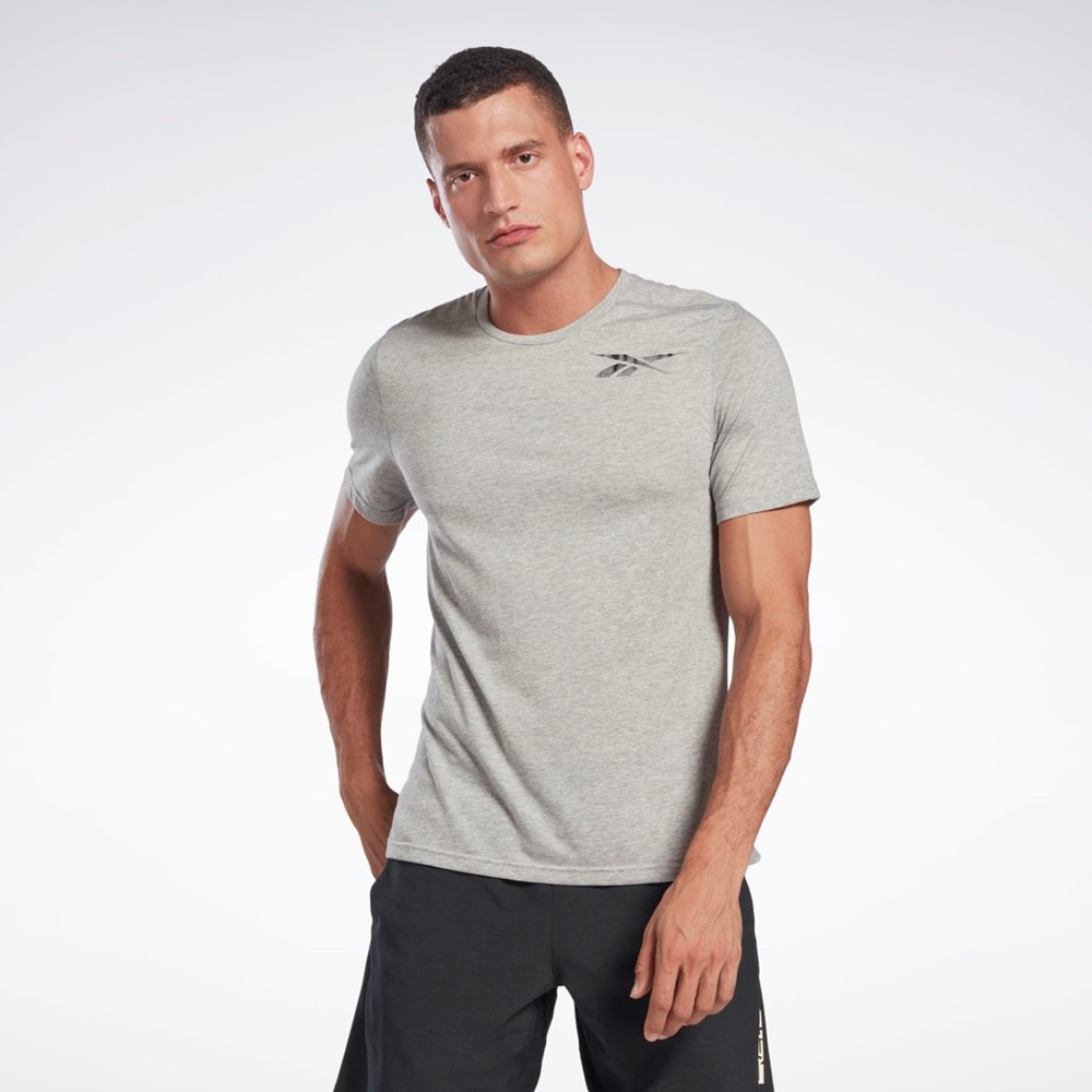 Reebok Grafisk Speedwick Move T-Shirt Grå | NUO137256