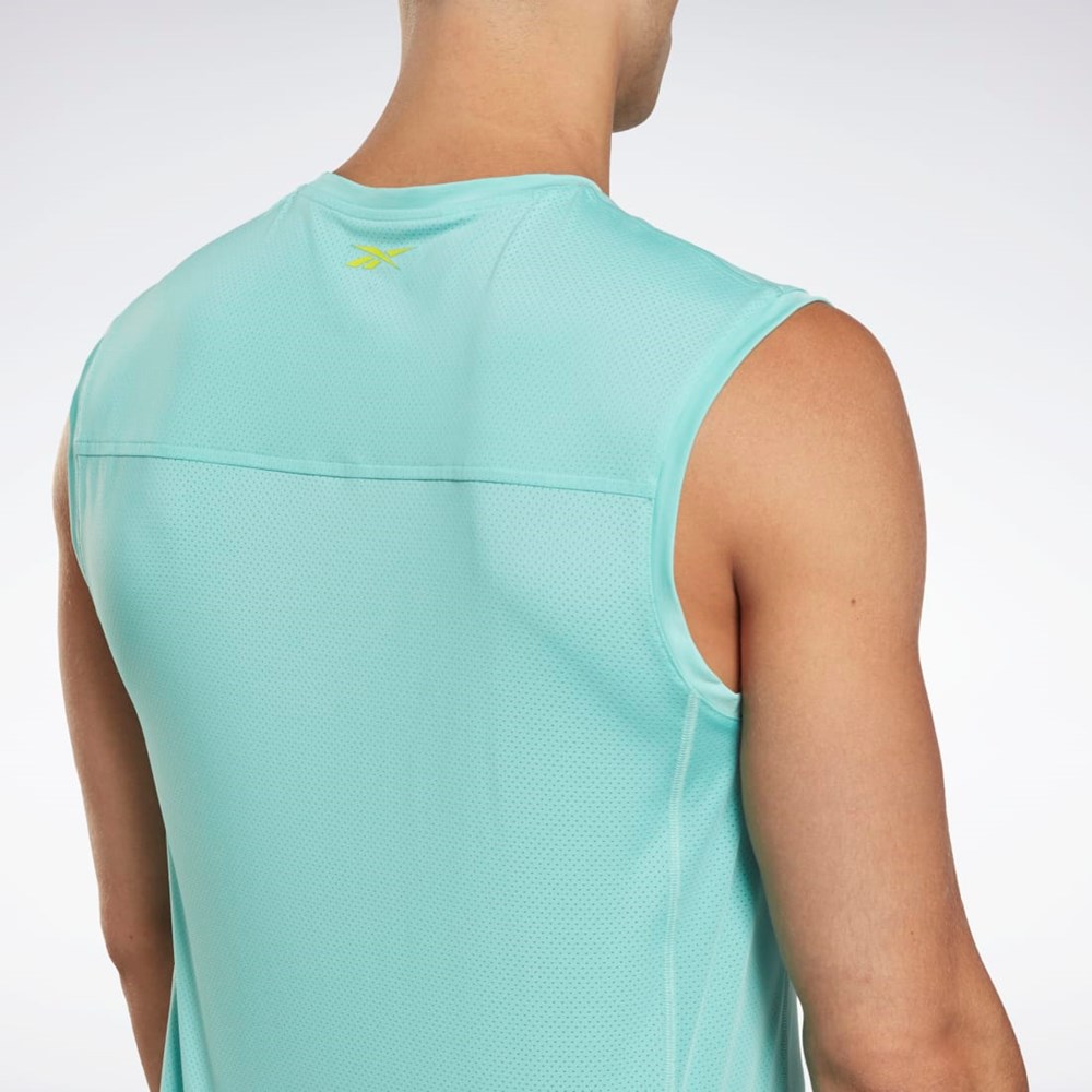 Reebok Les Mills® BodyPump® Activchill Tank Top Semi Classic Teal | OCZ756290