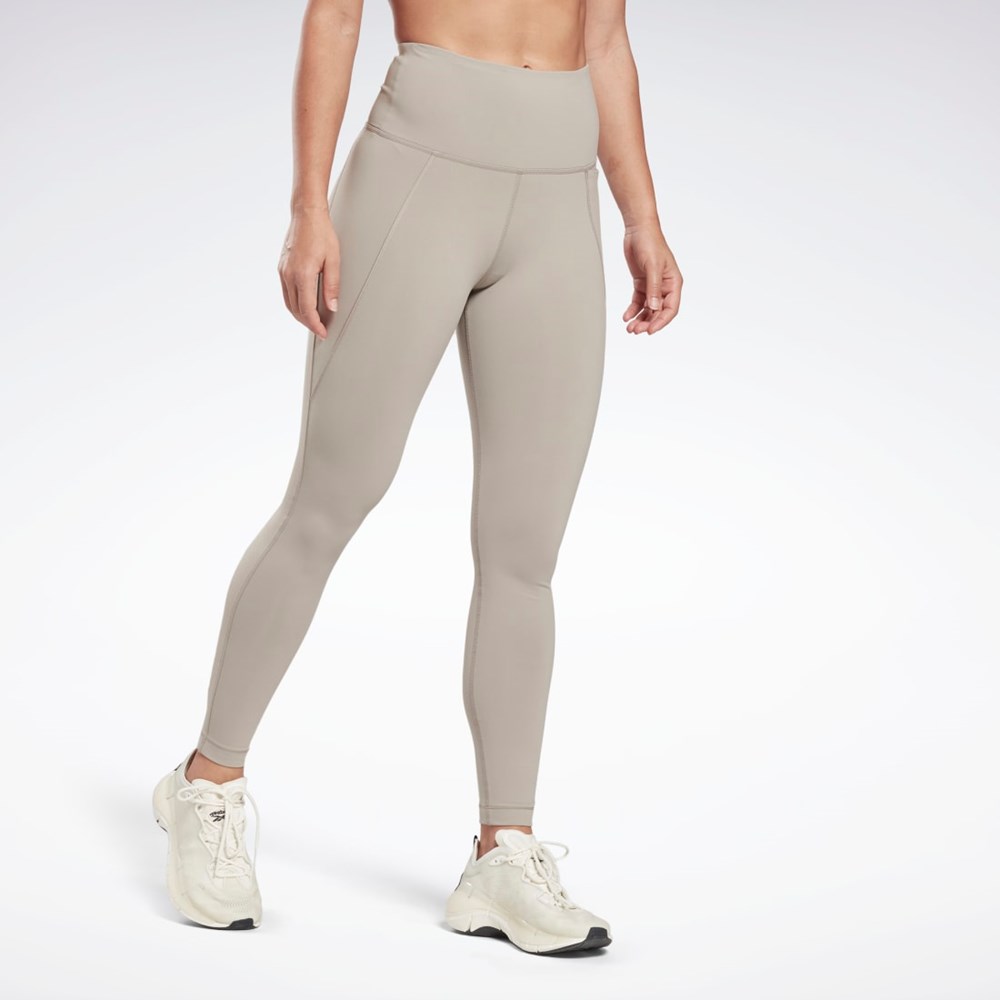 Reebok Lux High-Waisted Tights Grå | VOU274910