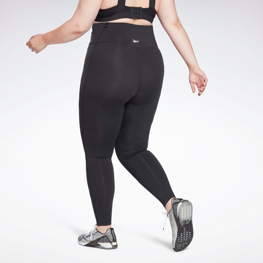 Reebok Lux High-Waisted Tights (Plus Size) Sort | BOR046987