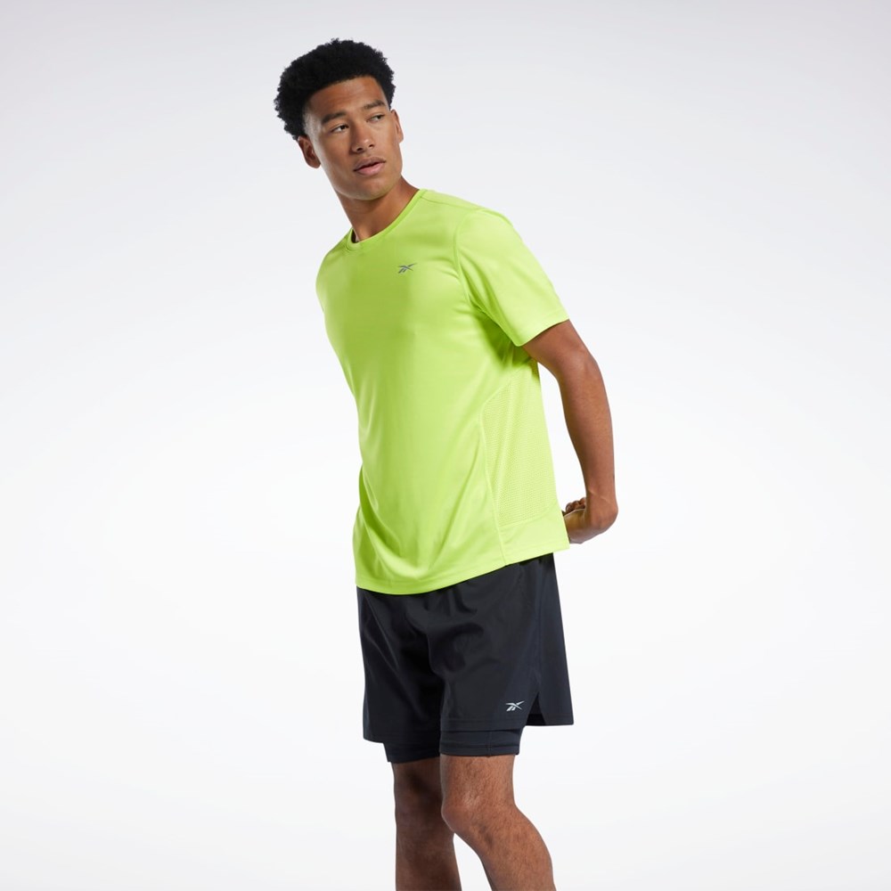 Reebok Løbe Speedwick T-Shirt Gul | QHZ972345