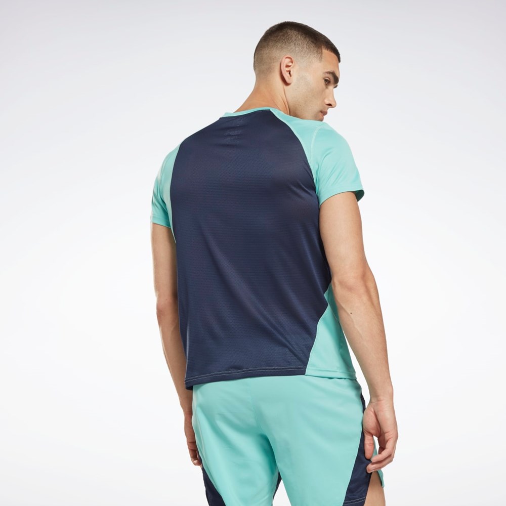 Reebok Løbe Speedwick T-Shirt Semi Classic Teal | MDI739851