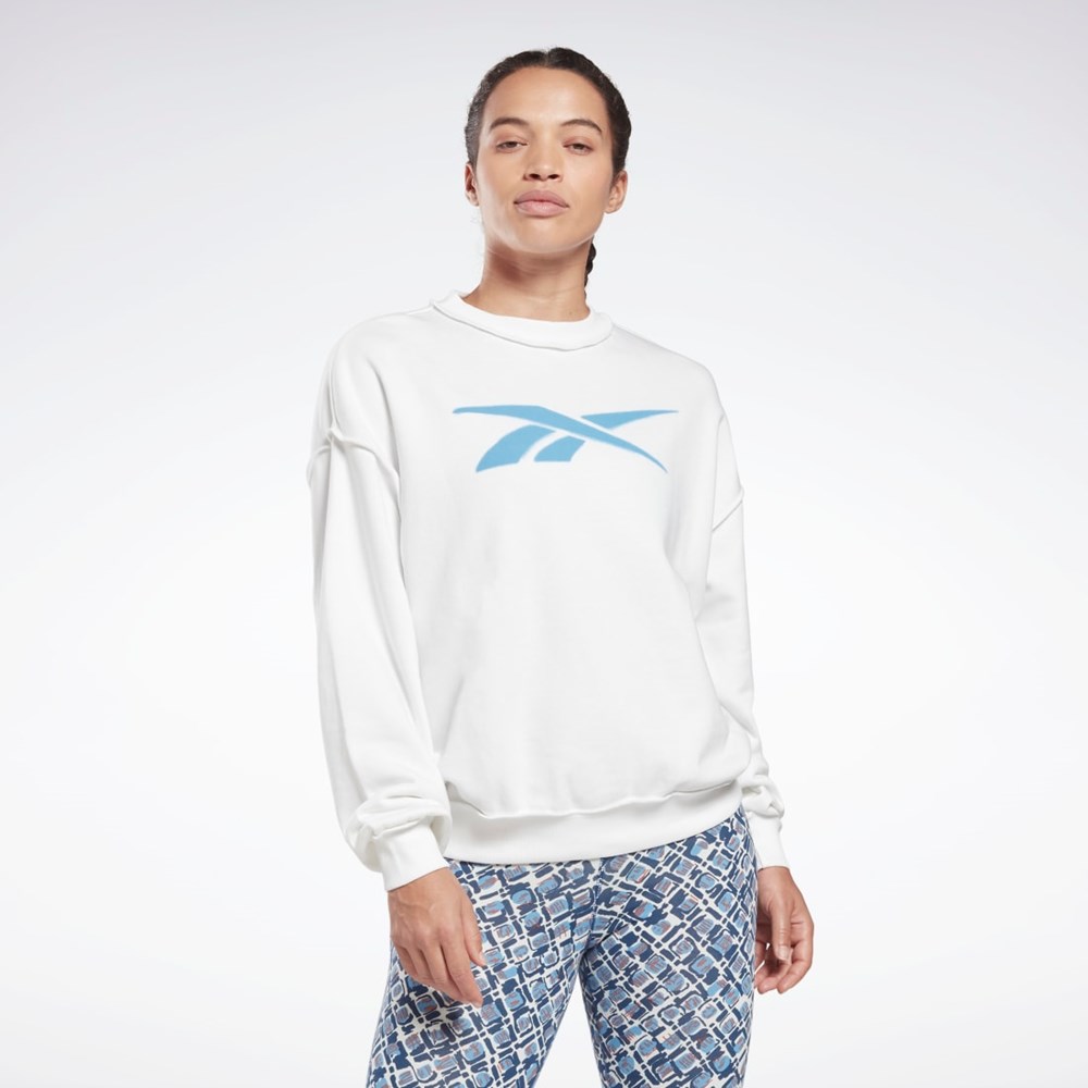 Reebok MYT Crew Sweatshirt Hvide | UKF420967