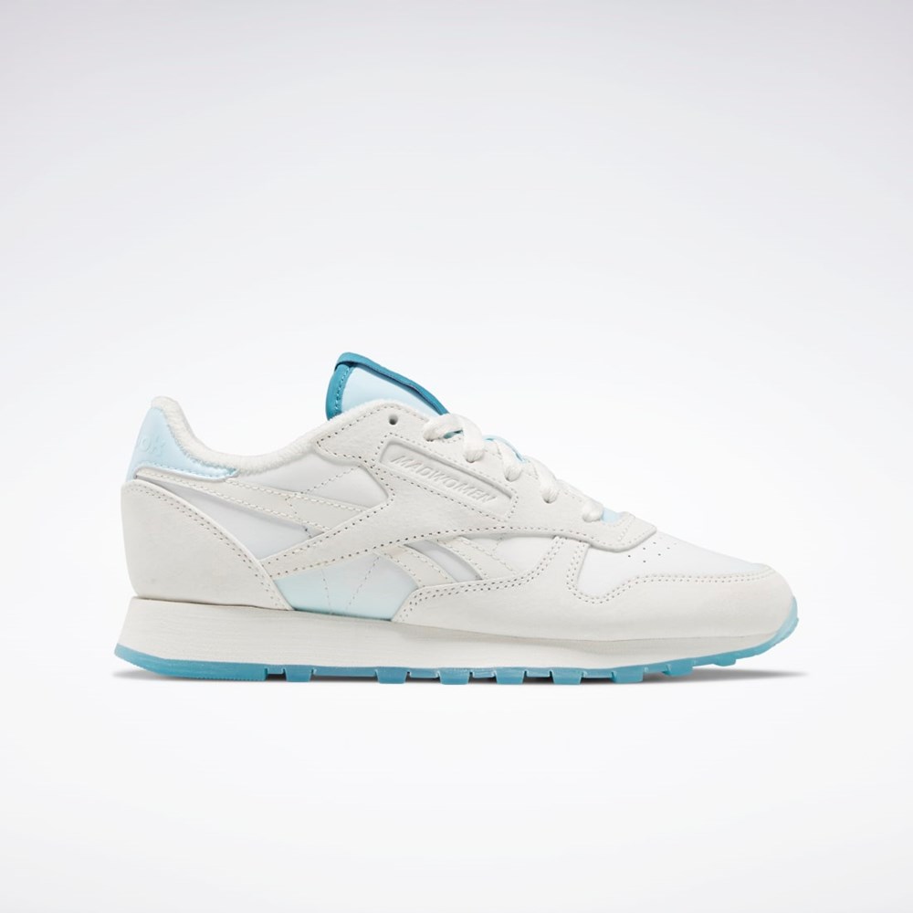 Reebok MadWomen Classic Leather Shoes Blå | IQU169387