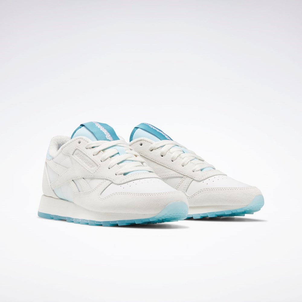 Reebok MadWomen Classic Leather Shoes Blå | WJR457286