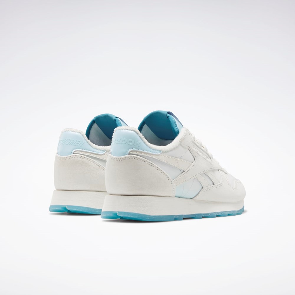 Reebok MadWomen Classic Leather Shoes Blå | WJR457286