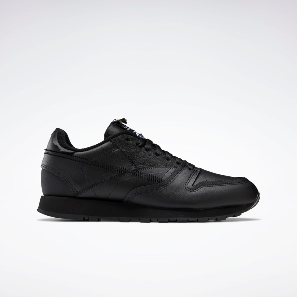 Reebok Maison Margiela CL Memory of Shoes Sort Hvide Sort | UFK604839