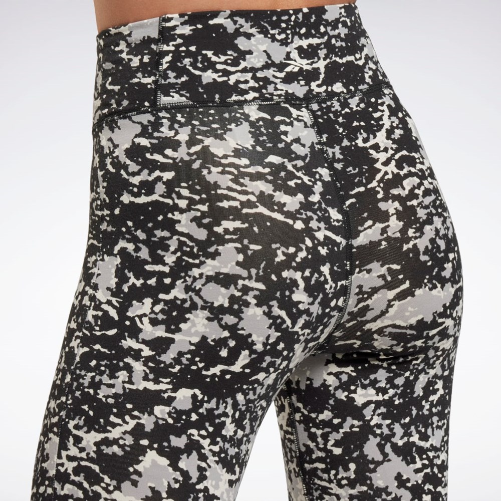 Reebok Modern Safari Bomulds Leggings Sort | HTM206958