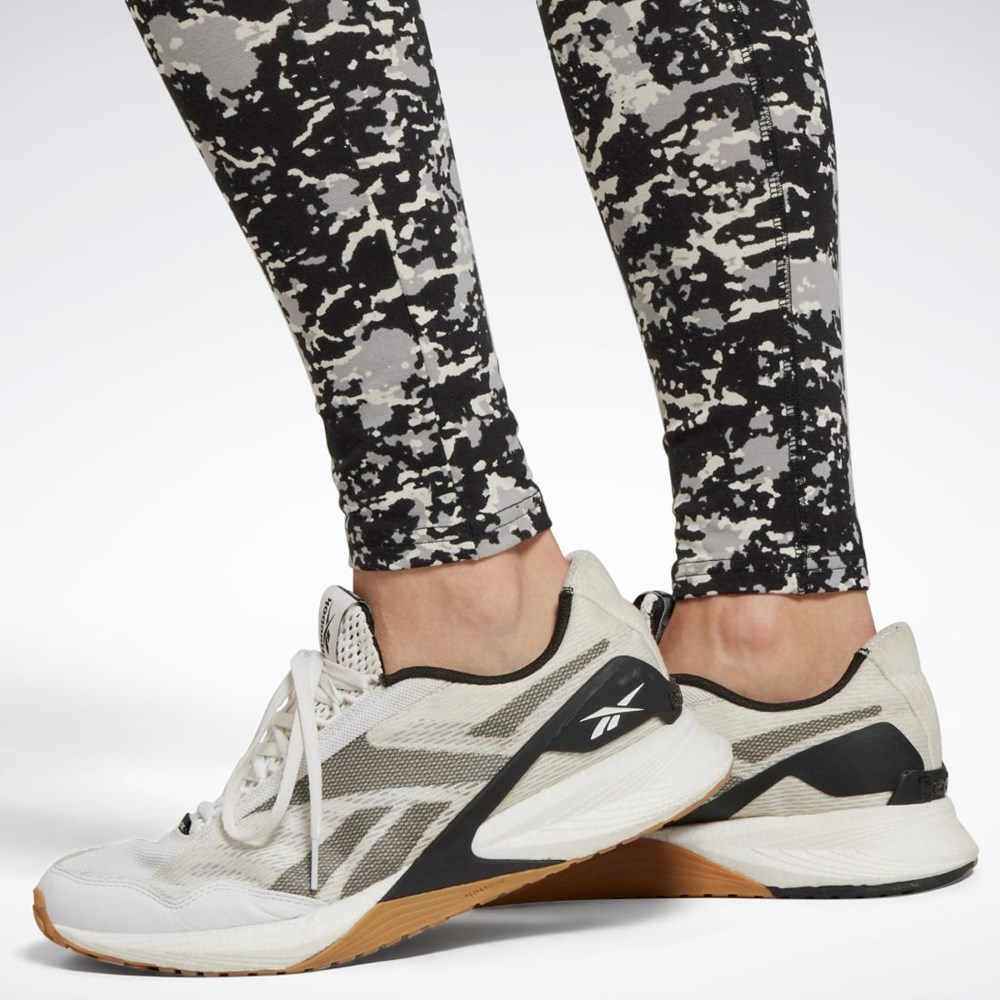 Reebok Modern Safari Bomulds Leggings Sort | HTM206958