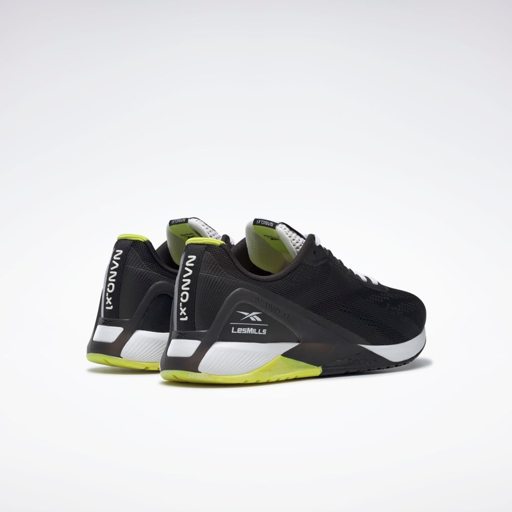 Reebok Nano X1 Trænings Shoes Les Mills® Sort Hvide Gul | AFY689407