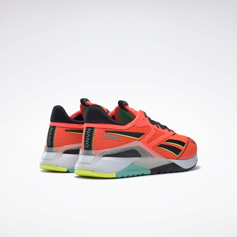 Reebok Nano X2 TR Adventure Trænings Shoes Orange Sort Gul | BGU876093