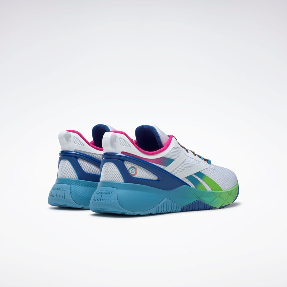 Reebok Nanoflex Parafit TR Shoes Hvide Blå Blå | KDY910368