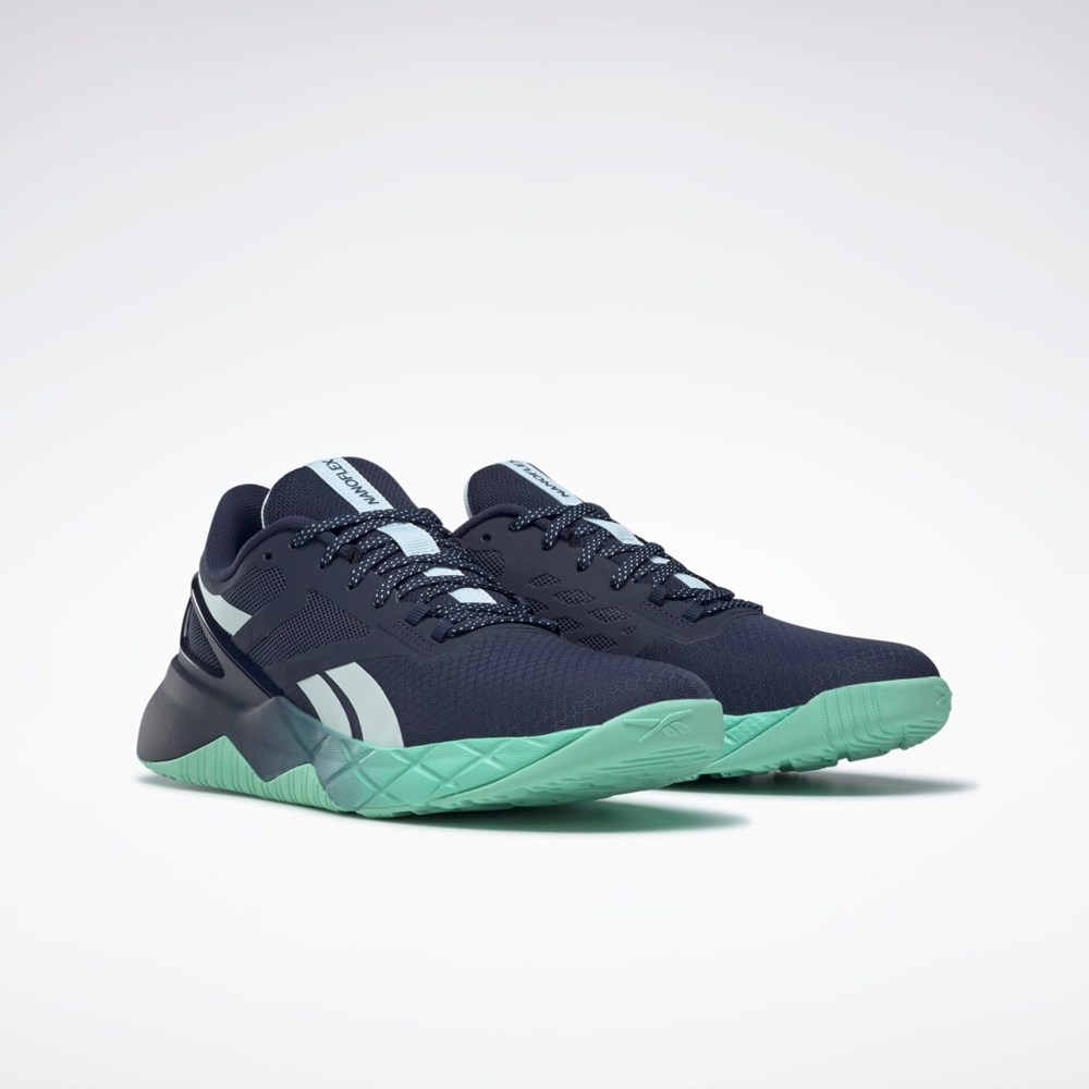 Reebok Nanoflex TR Trænings Shoes Mørkeblå Mintgrønne | LTF625417