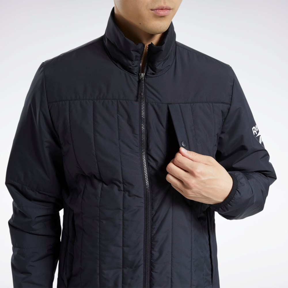 Reebok Outerwear Light Polstret Jacket Sort | OWU412576