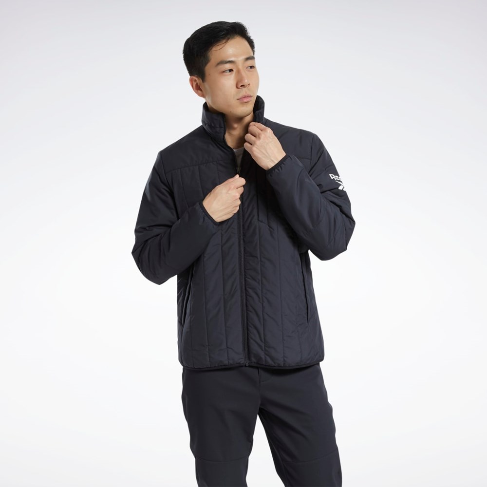 Reebok Outerwear Light Polstret Jacket Sort | OWU412576