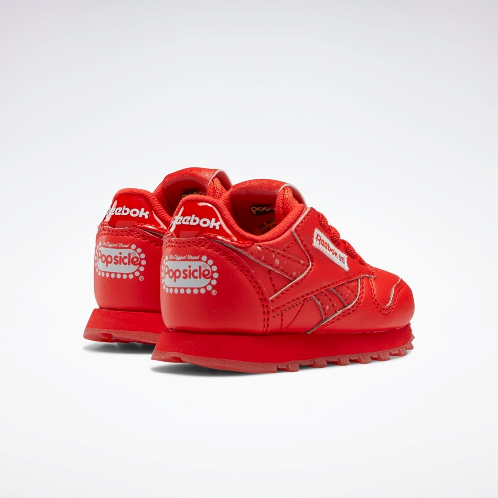 Reebok Popsicle Classic Leather Shoes - Toddler Rød Rød Rød | IOU051476