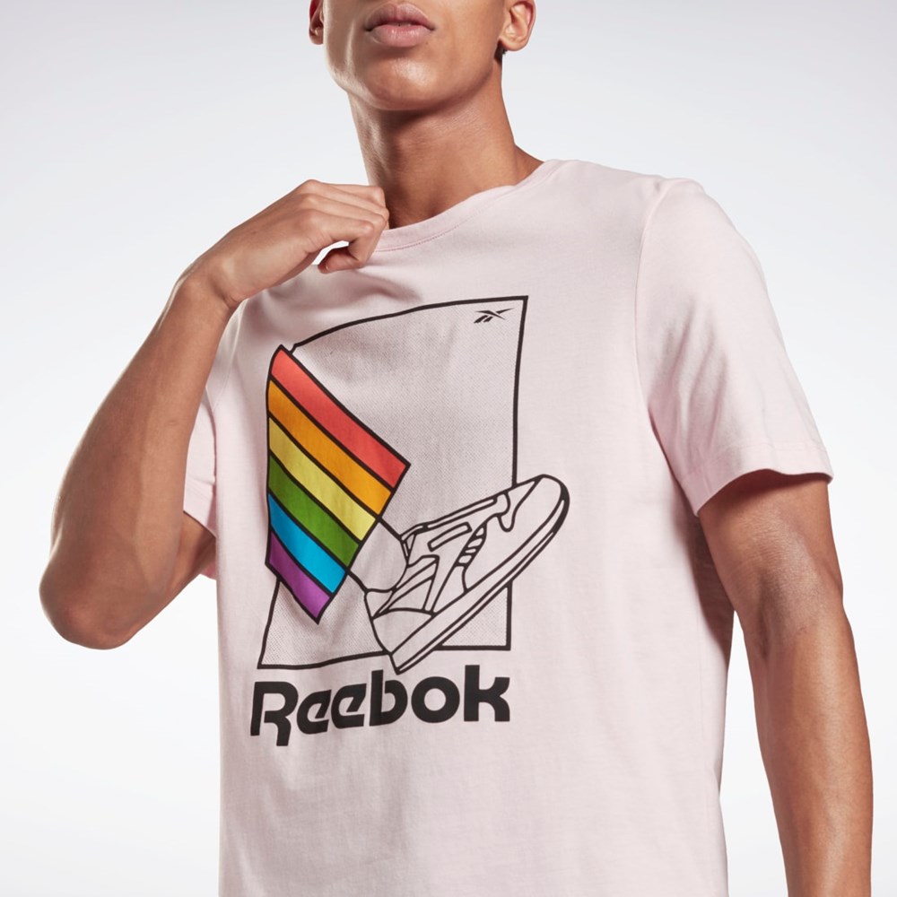 Reebok Pride Grafisk T-Shirt Frost Berry | UJC386105