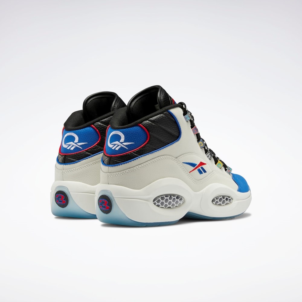 Reebok Question Mid Basketball Shoes Sort Blå | KXS175283