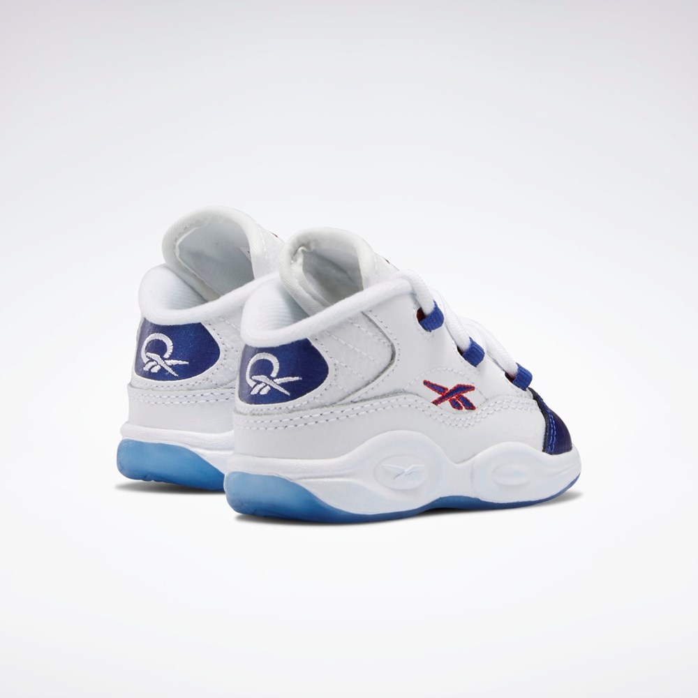 Reebok Question Mid Shoes - Toddler Hvide Rød | KQX628741