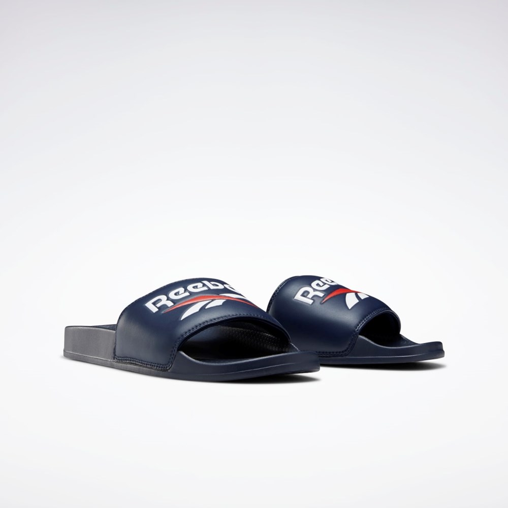 Reebok Reebok Classic Slides Mørkeblå Hvide Rød | KTC540932