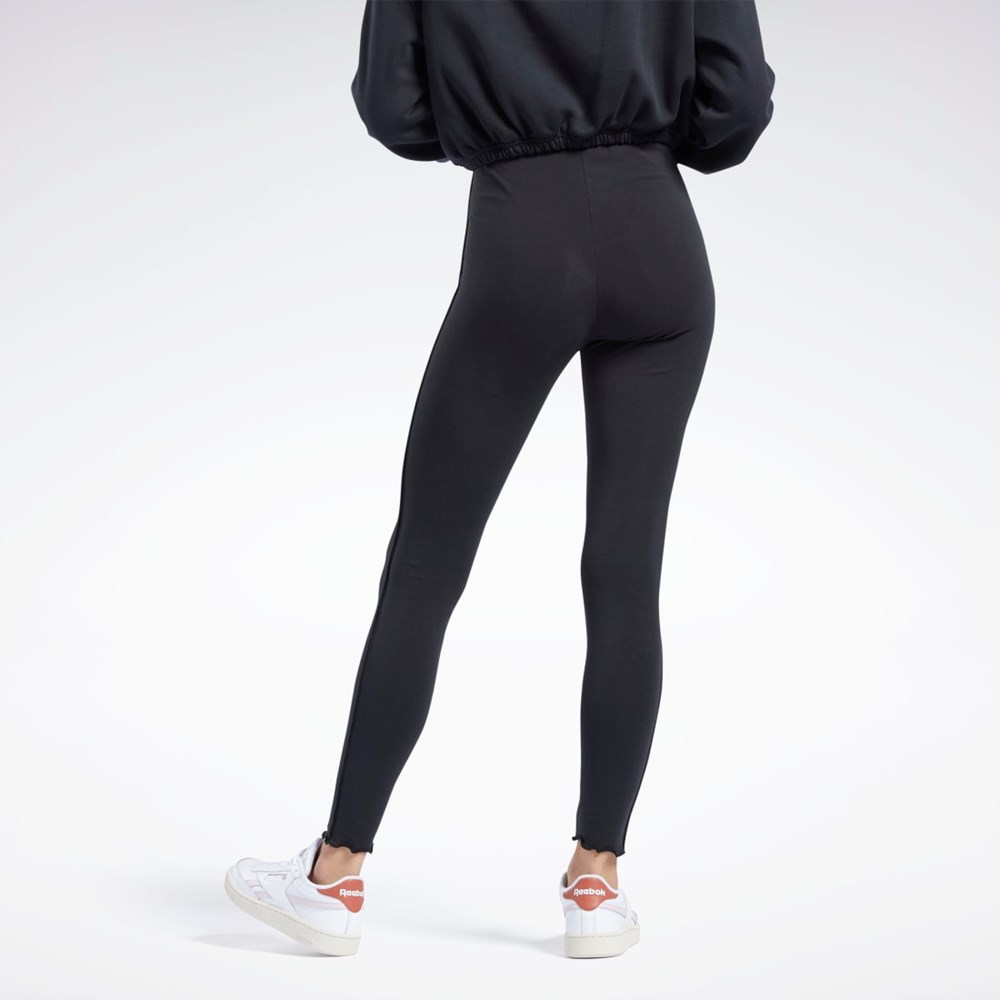 Reebok Reebok Classics High-Rise Leggings Sort | QZX804752